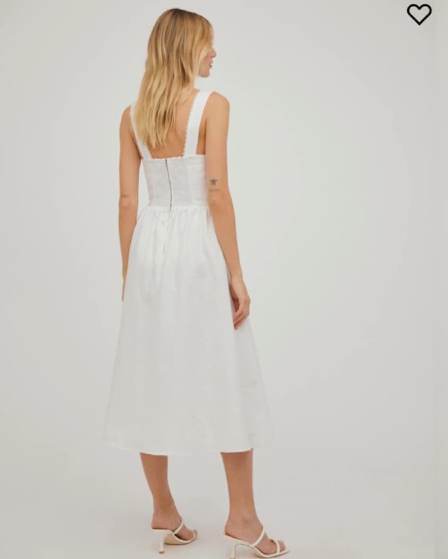 Tagliatelle Linen Dress  - Image 2