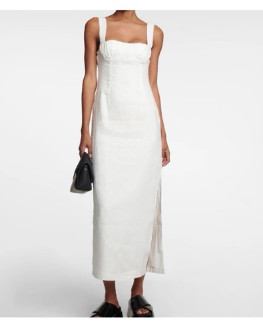 Sir The label Bettina White Linen Dress - Image 2