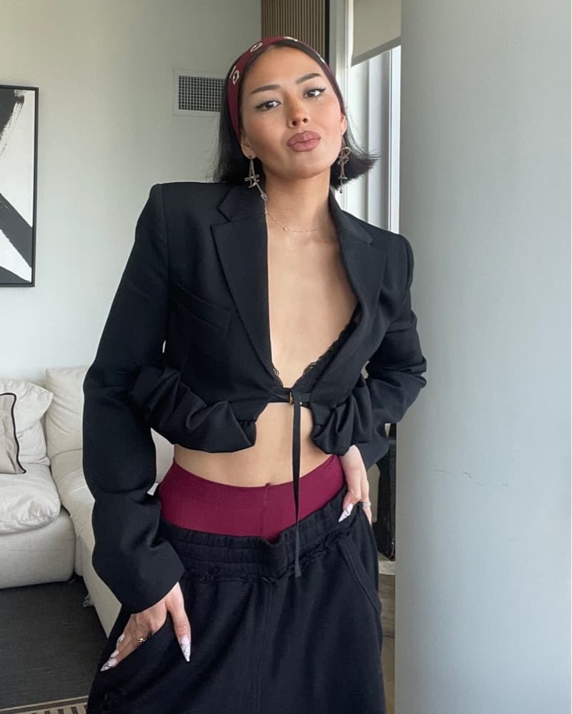 Jacquemus veste croissant cropped blazer - Image 1