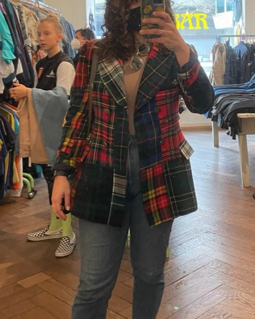 Dolce & Gabbana Vintage Tartan Blazer - Image 3