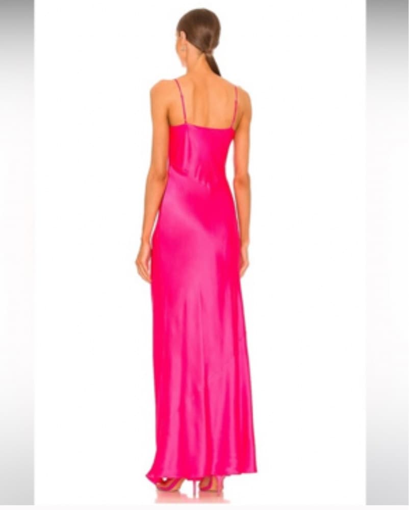 PINK SILK GOWN - Image 3