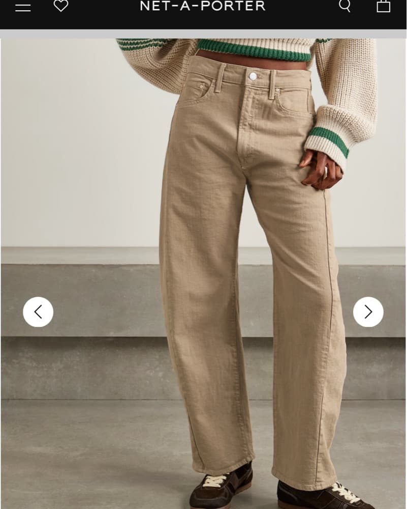 Mother Half Pipe Flood Jeans - Image 1