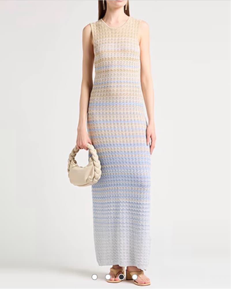 Sandro Striped Maxi Dress - Image 2