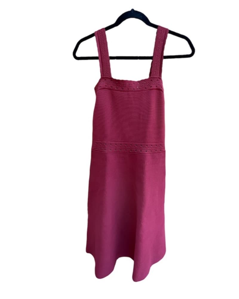 Sandro Alyson Dress In Crimson - Image 2