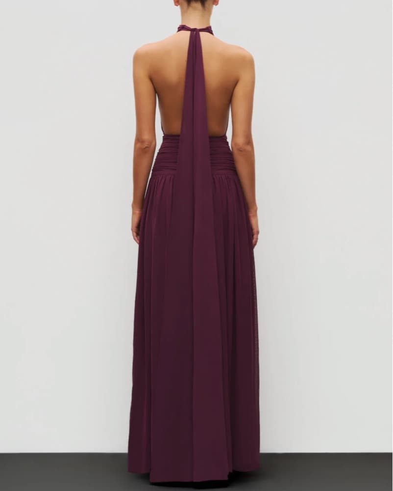Halter Slit Gown - Image 2