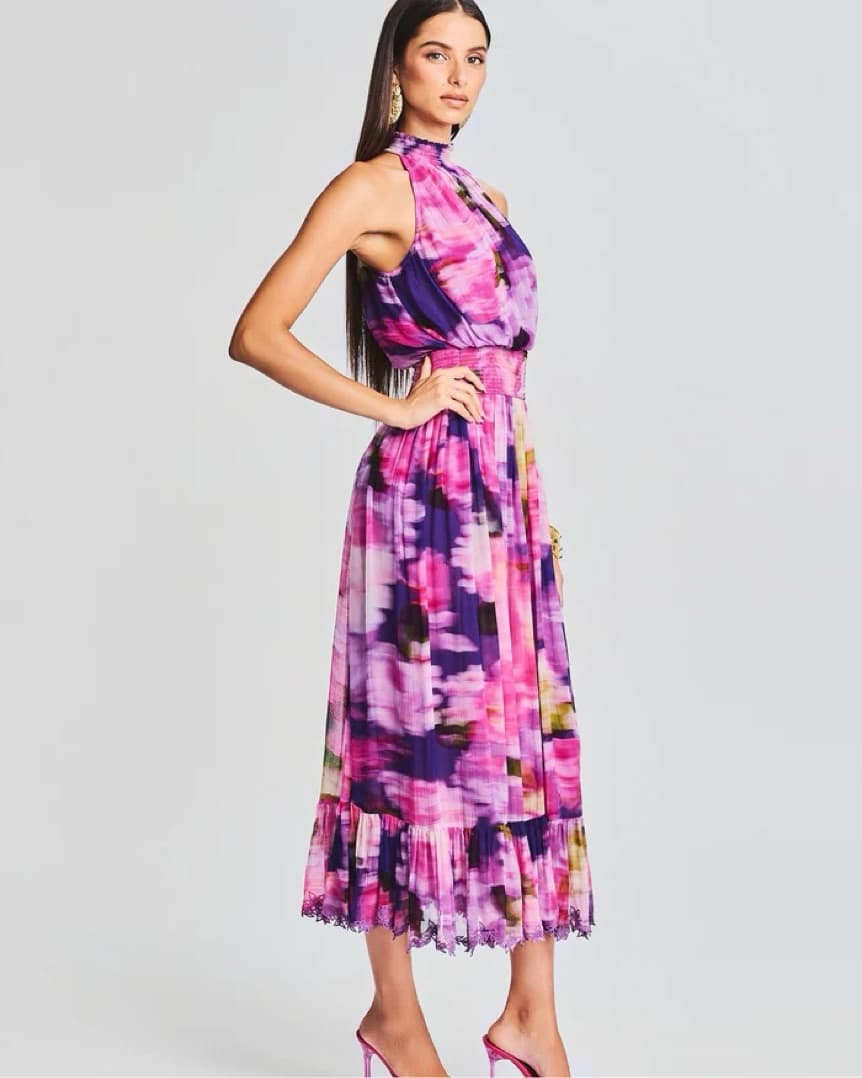 Retrofete Anay Midi Dress - Image 3