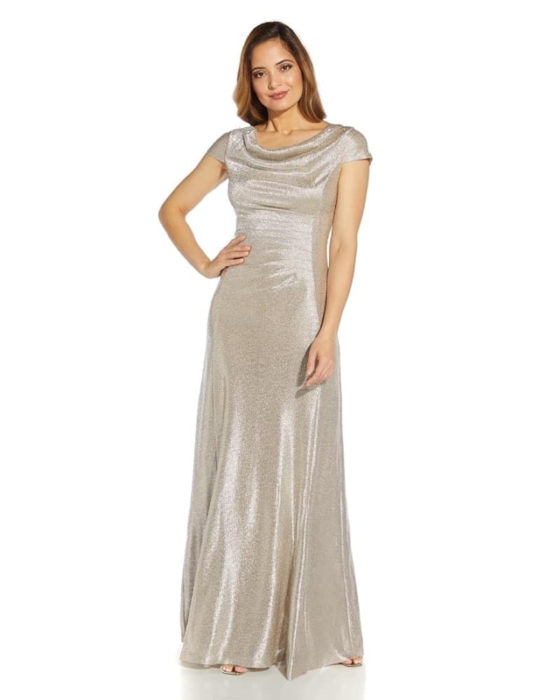 Sparkling Metallic Dress by Adrianna Papell - Image 1
