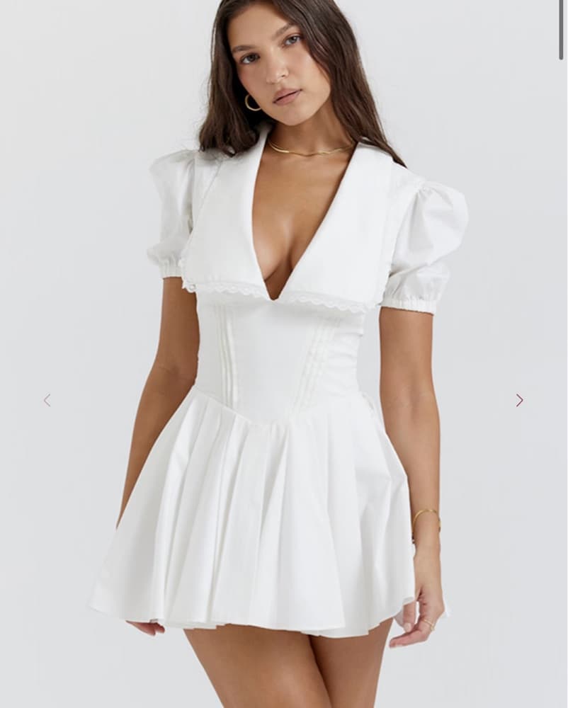 House Of CB White Mini Dress - Image 2