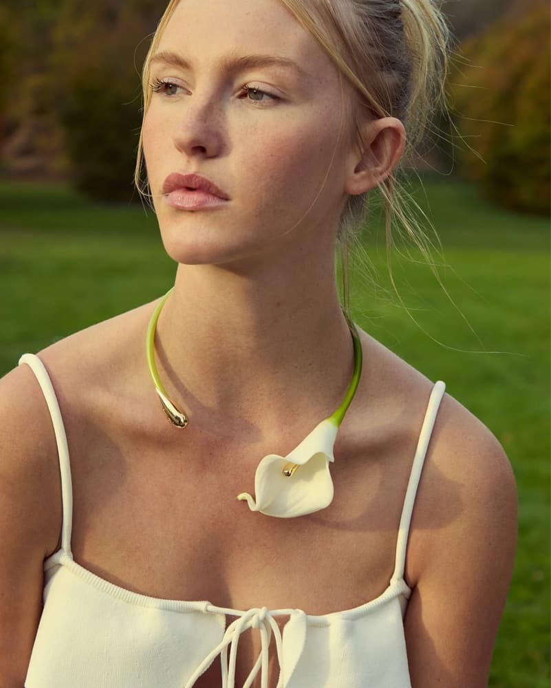 Cult Gaia Calla Lily Vine Choker - Image 3