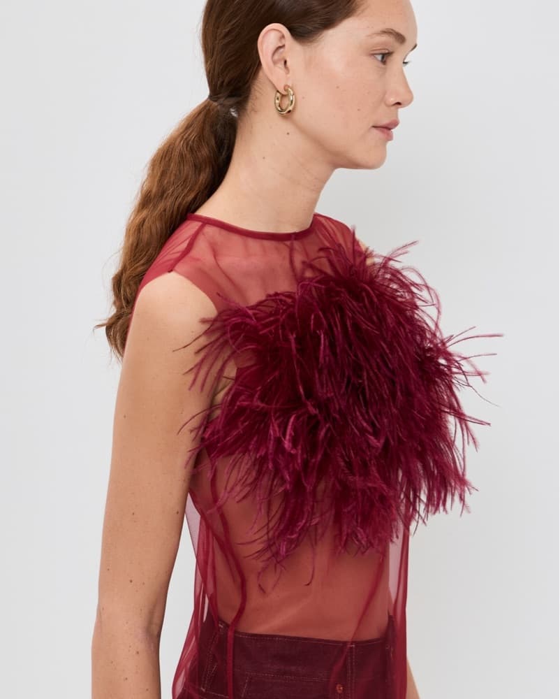 O.p.t Cali Feather Top - Image 1