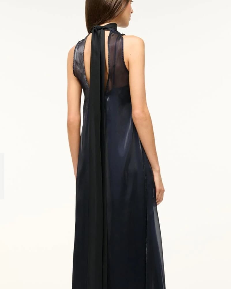 Staud Albee Midnight Black Dress  - Image 2
