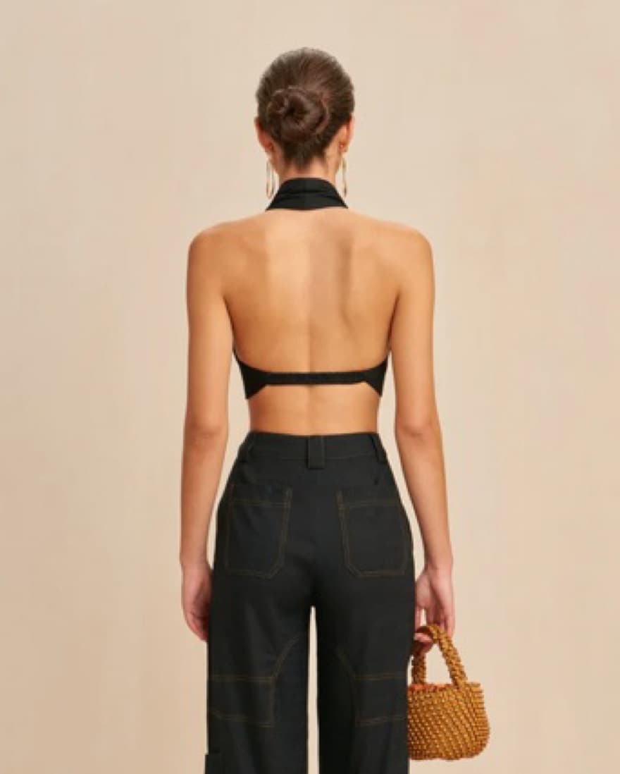 Cult Gaia Diem Top- Black (XS) - Image 3