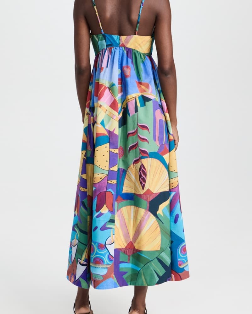 Farm Rio Colorful Maxi Dress - Image 2