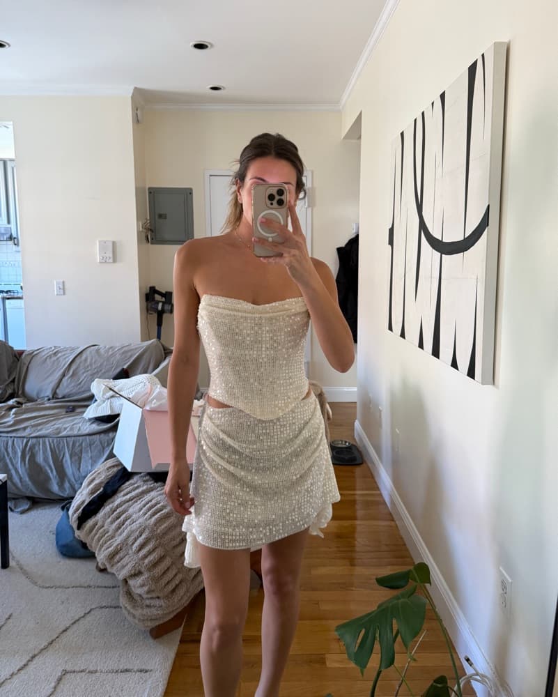 Ivory Sequin Set!  - Image 1