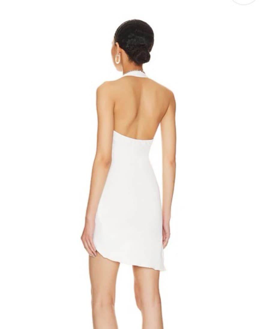 Revolve More To Come white halter mini dress - Image 3