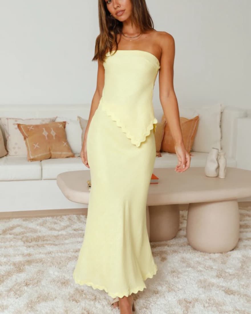 FOUND YOU ASYMMETRICAL LINEN SET - Image 1