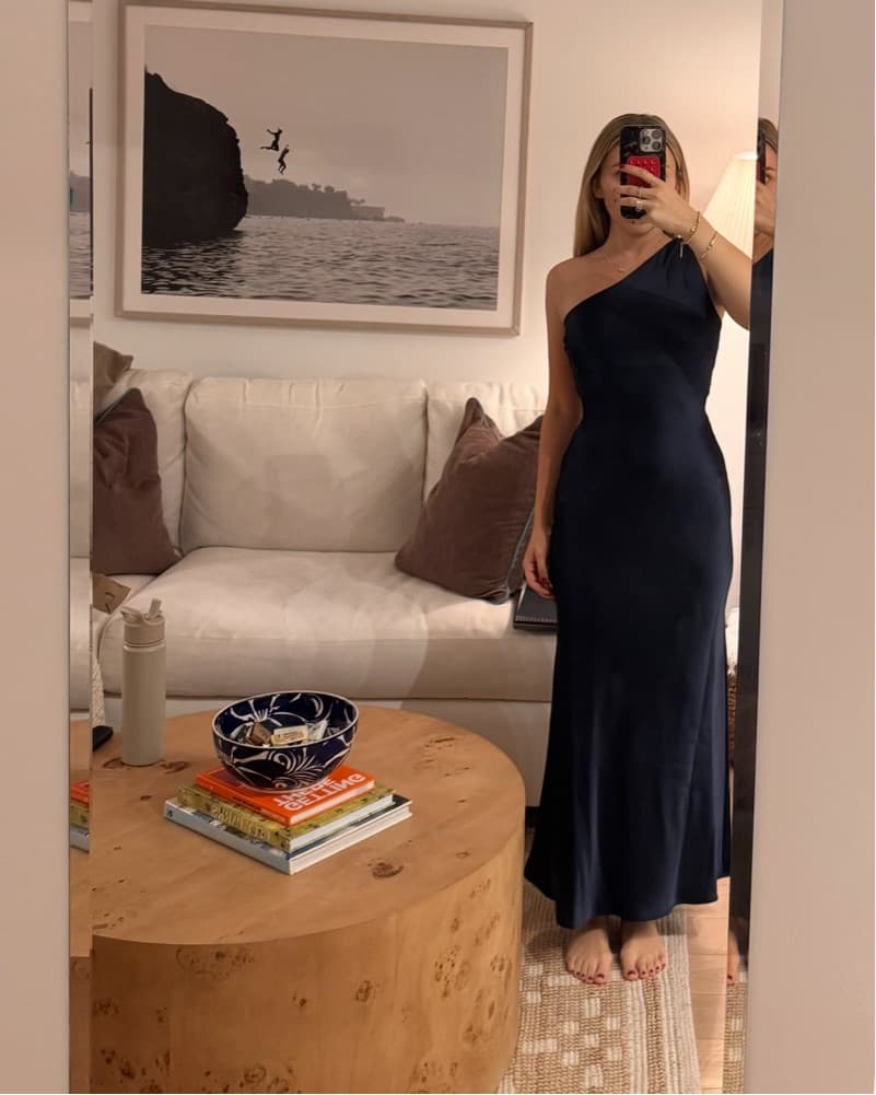 Zara Navy formal Dress - Image 2