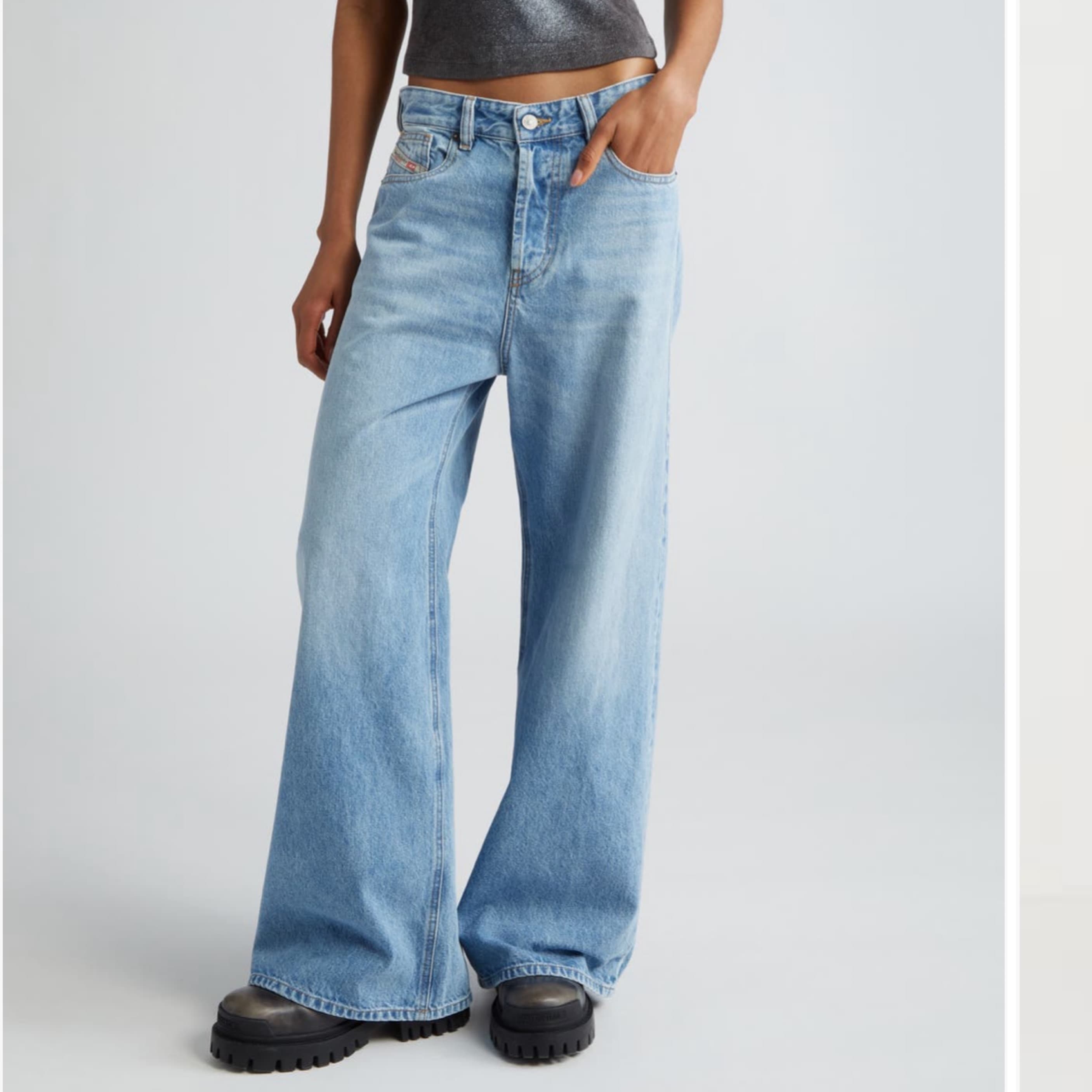 DIESEL® 1996 D-Sire Wide Leg Jeans - Image 1