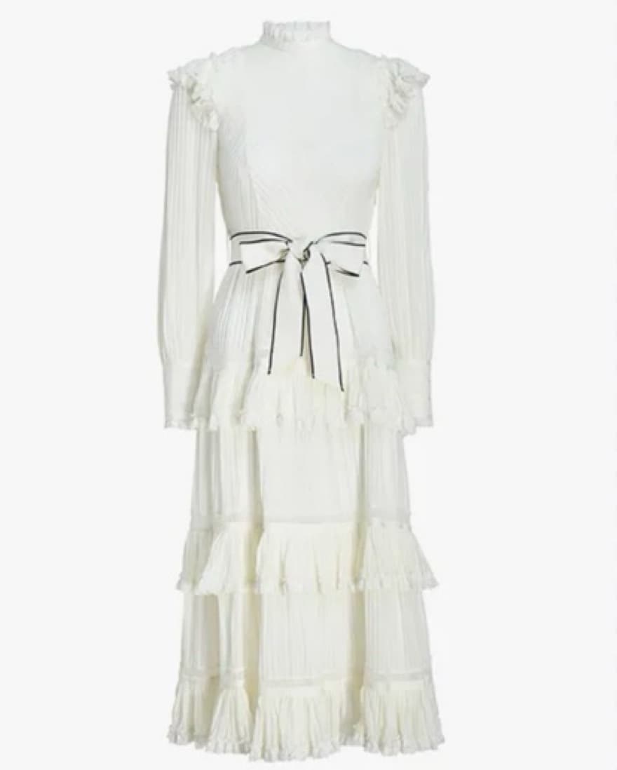 Zimmermann White Ruffle Dress - Image 2