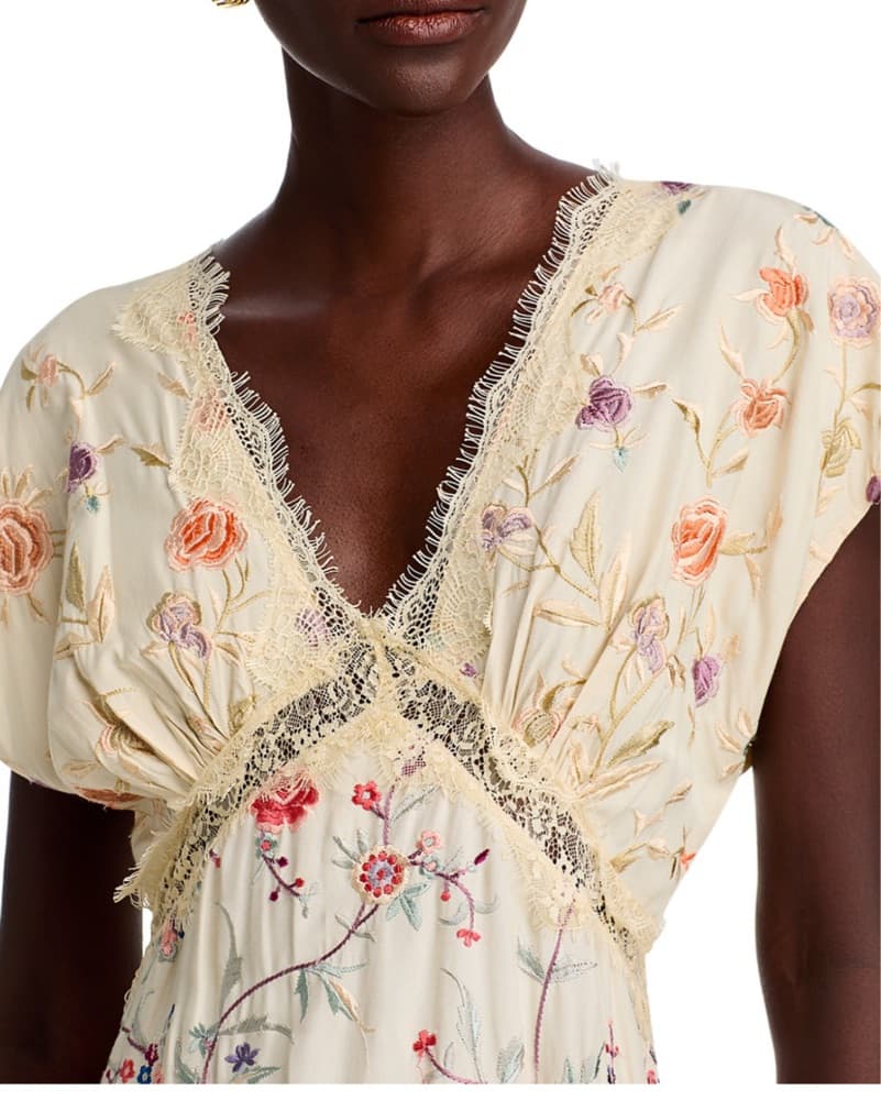 Sea Embroidered Midi Dress - Image 4