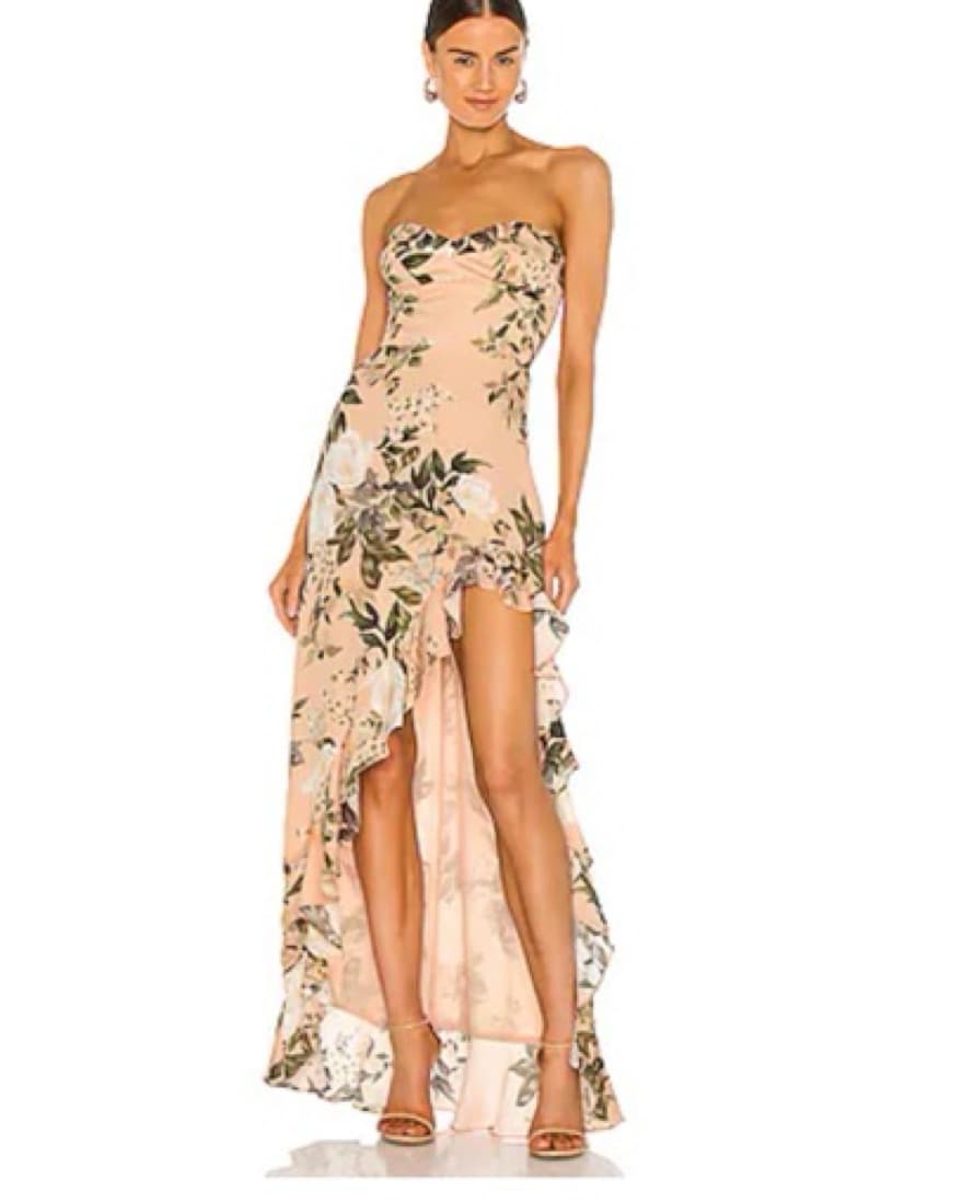 Amanda Uprichard Flowery Gown  - Image 1