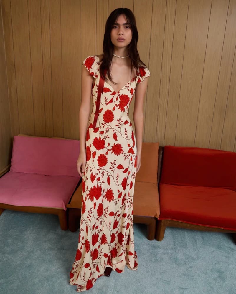 Tanya Taylor Carrie Floral Dress - Sz 0 - Image 6