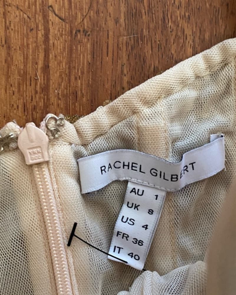 Rachel Gilbert Francesca Gown Size 4 - Image 6