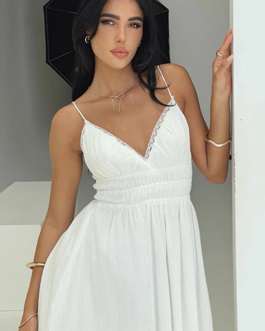 Princess Polly Patterstone White Dress - Image 1
