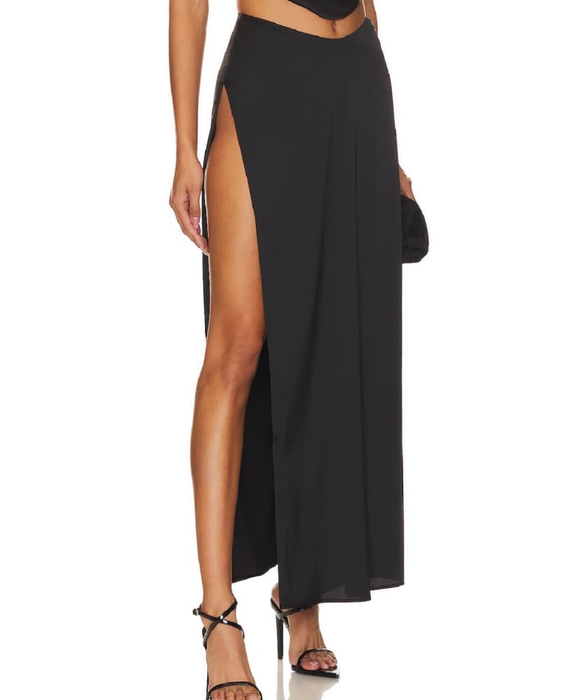 Lovers And Friends Maxi Silk Skirt - Image 1