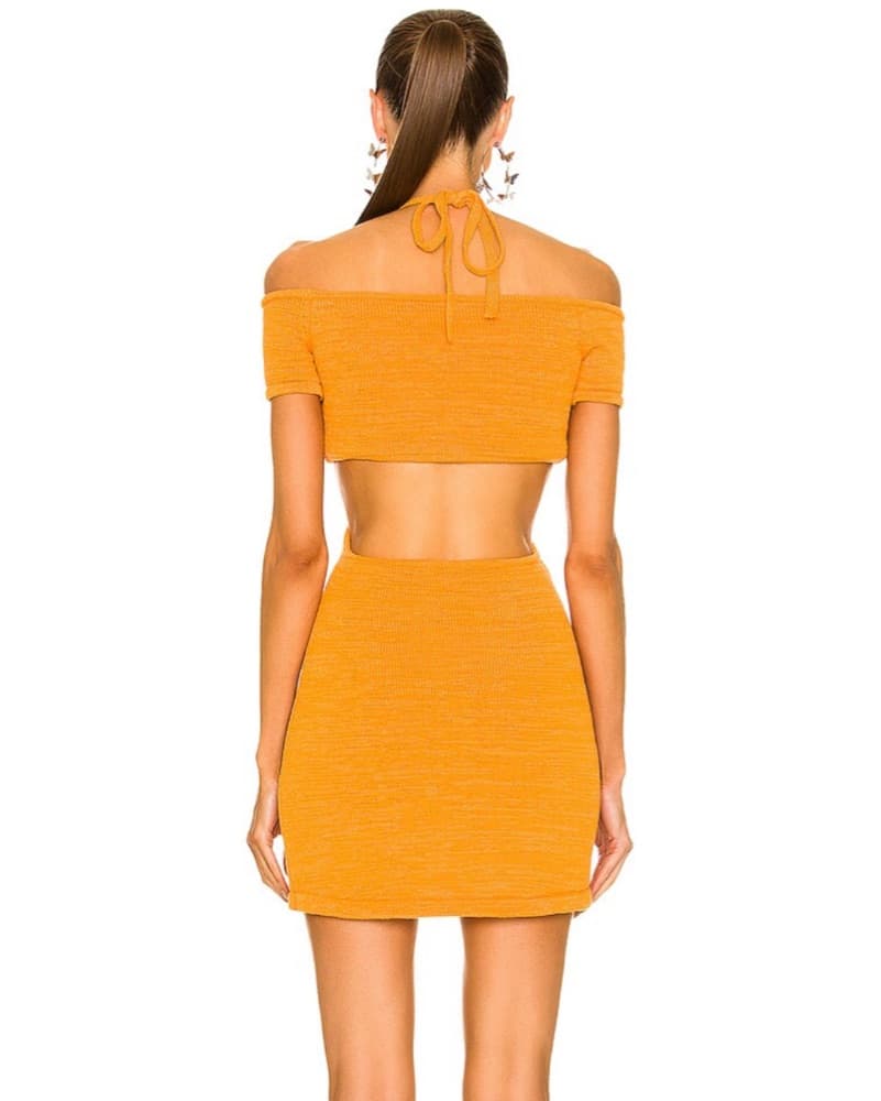 Cult Gaia Orange Dress - Image 2