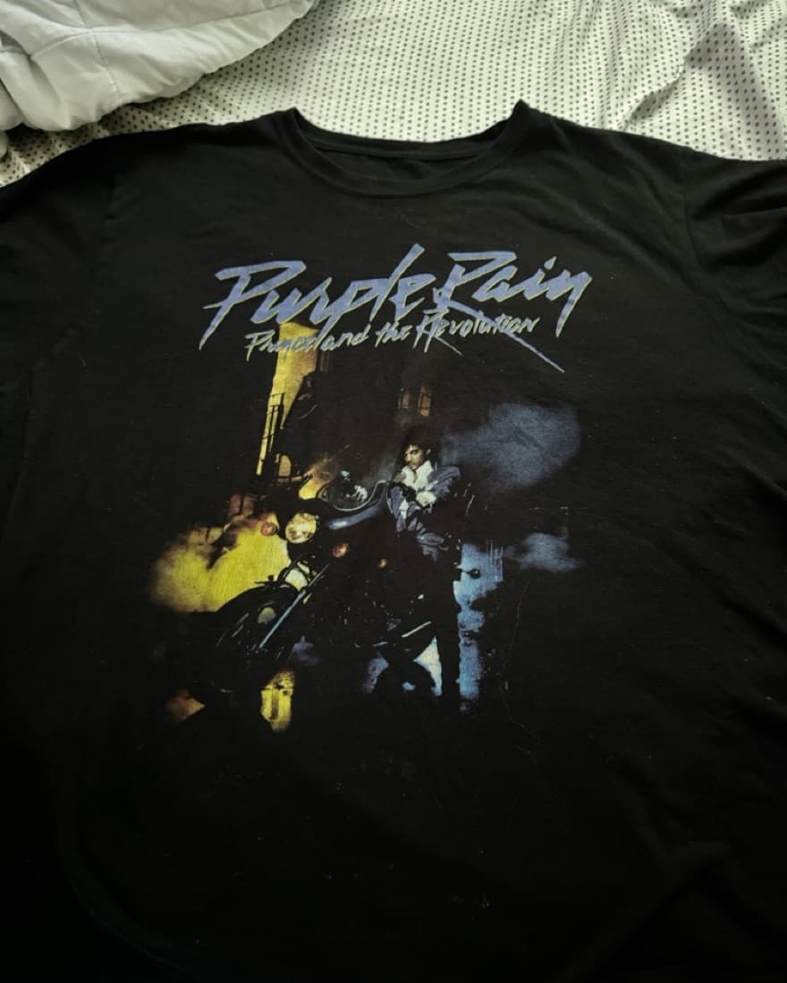 Prince Purple Rain Vintage T Shirt  - Image 2