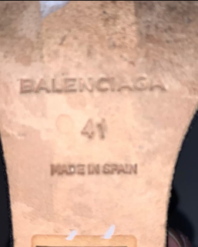 BALENCIAGA size 41 neoprene wrap wedges - Image 2