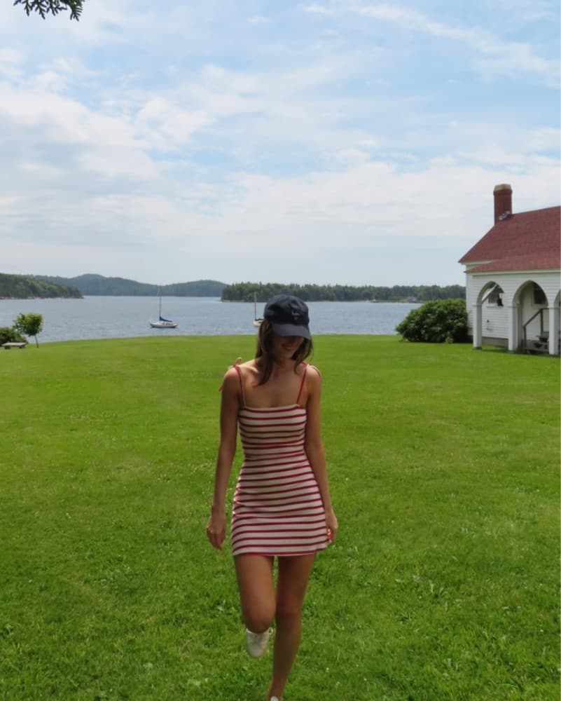 Reformation Striped Dress - Image 1