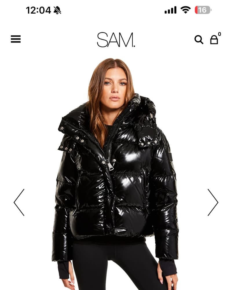 Sam Ski Jacjet Wirh Hood  - Image 1