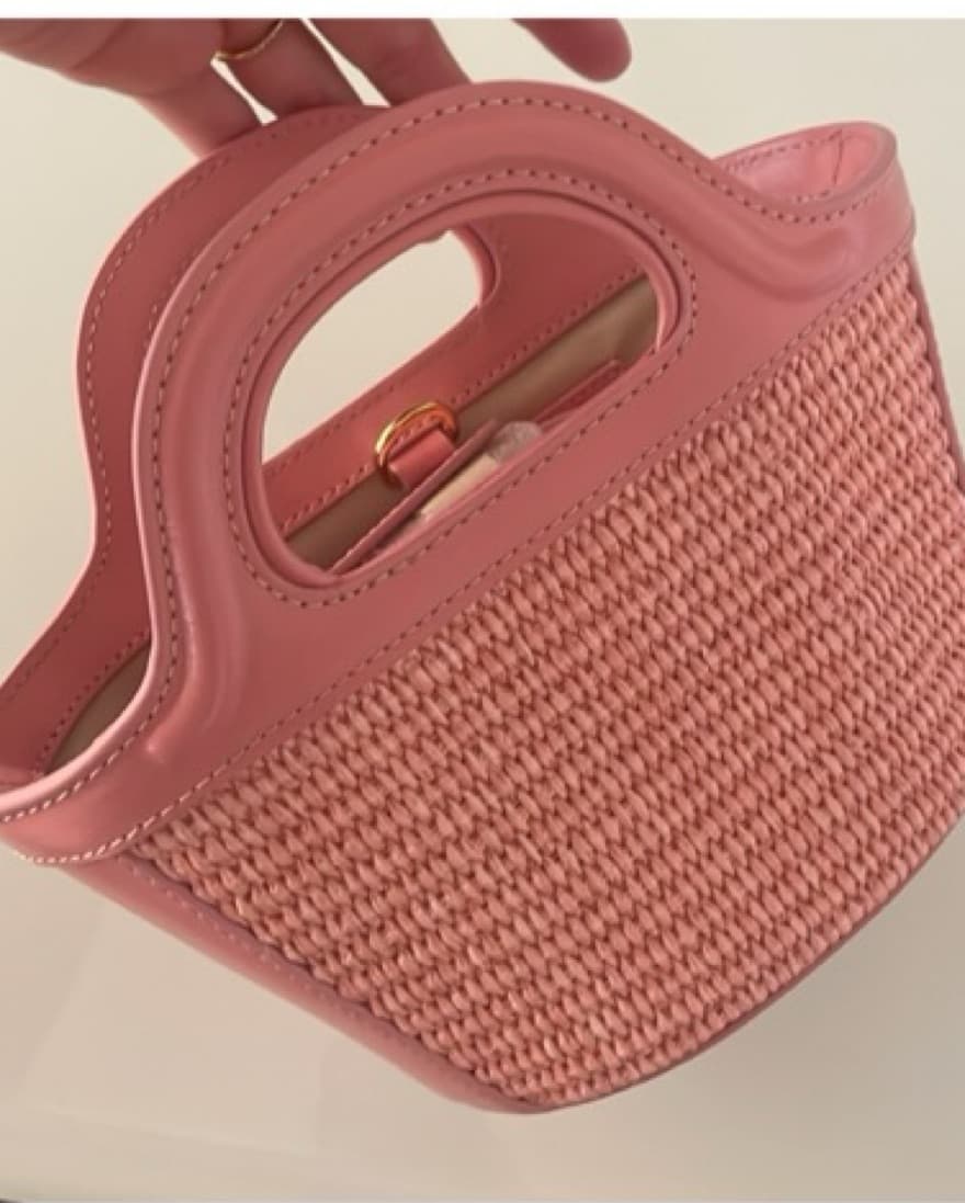 Marni Pink Leather Tote - Image 2