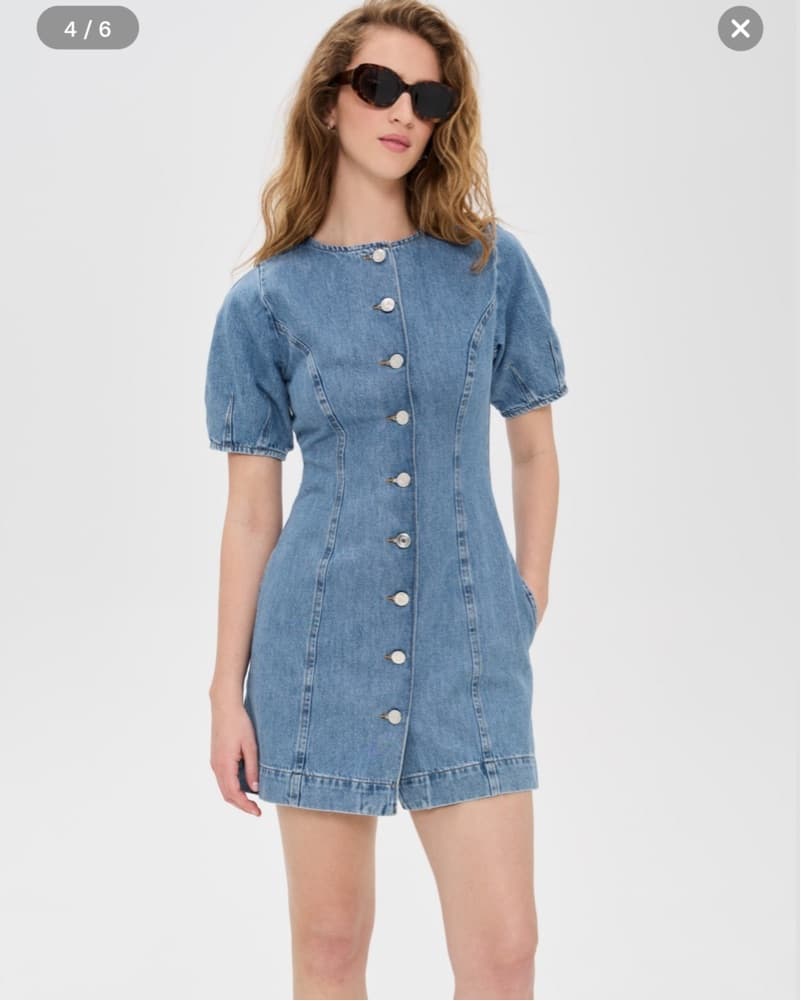 Aurelia Denim Dress - Image 4