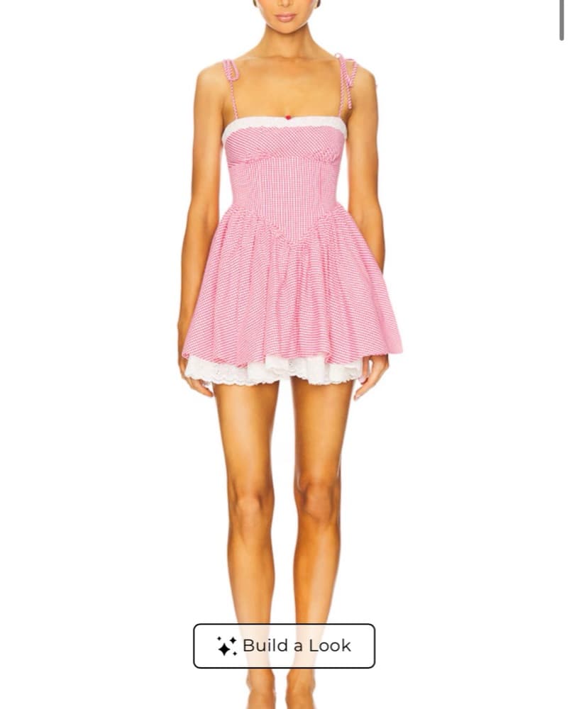 Chic Gingham Flare Dress - Image 2