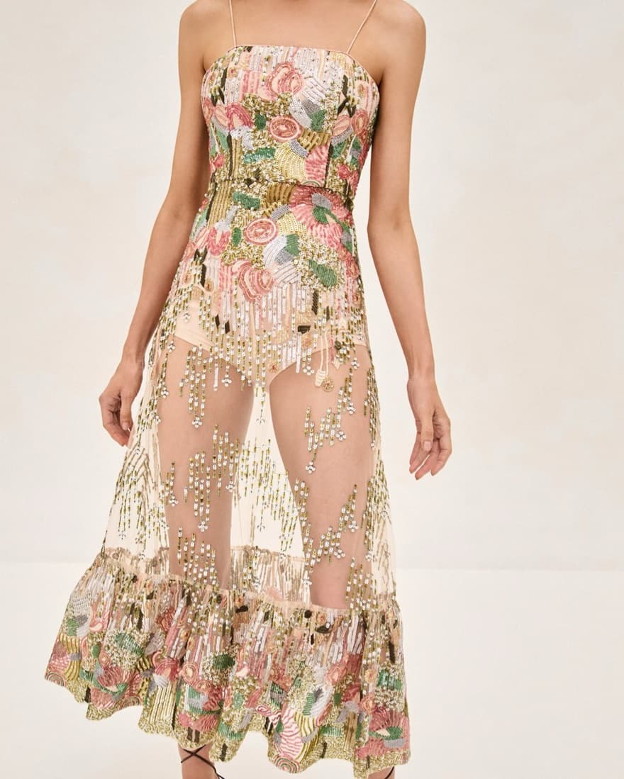 Alexis Roseville Dress w Optional Sheer - Image 3