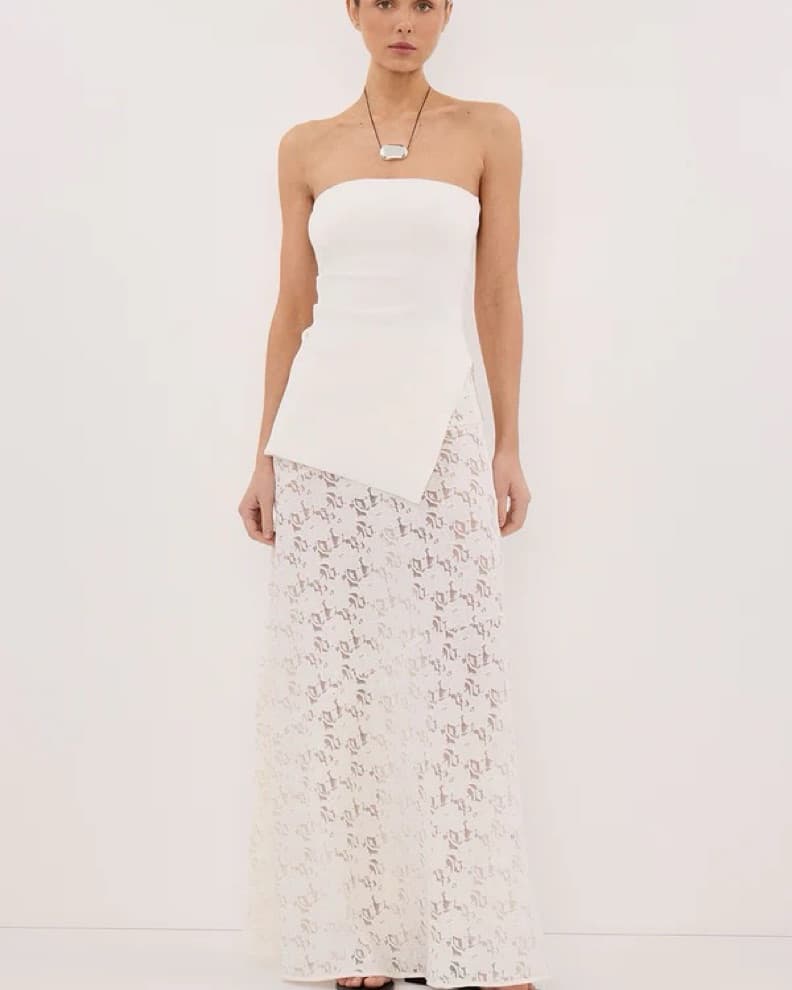 Dissh Loula White Lace Skirt  - Image 1