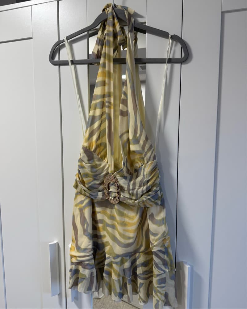 Mini Tiger Print Dress - Image 1