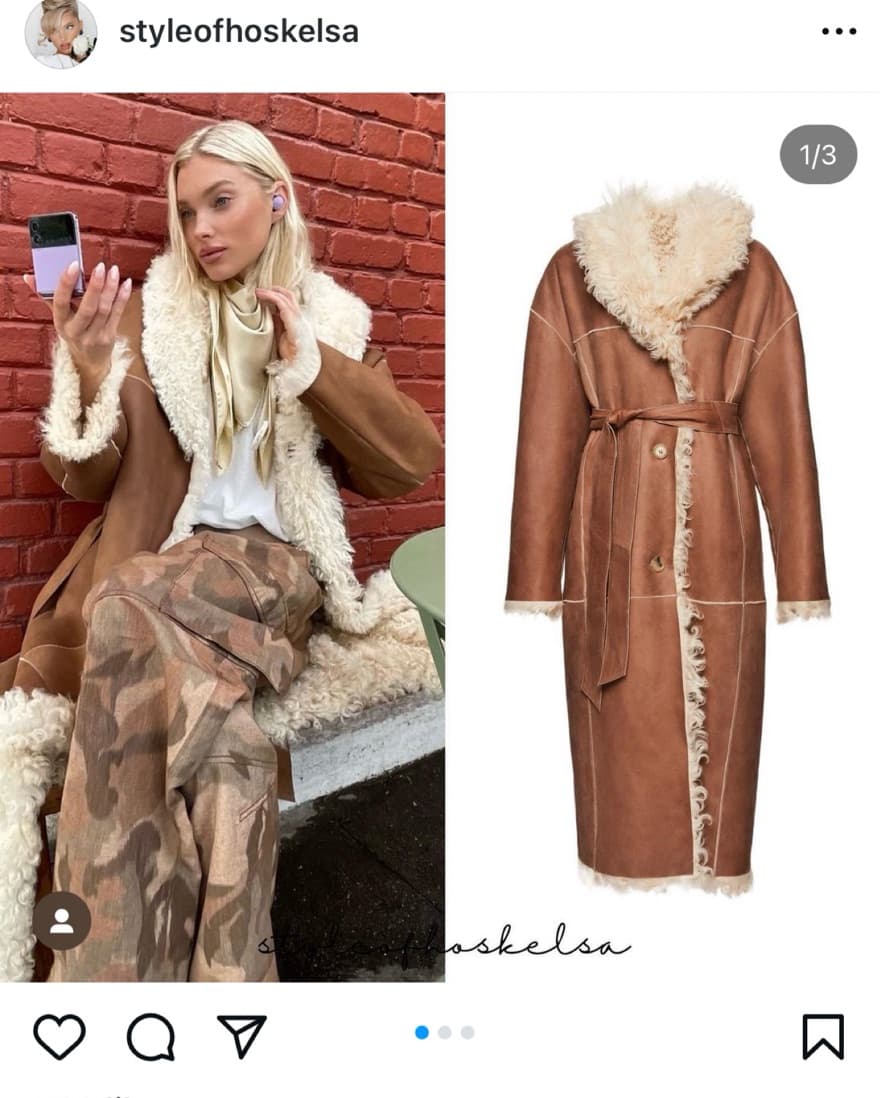 Reversible Shearling Coat - Image 6