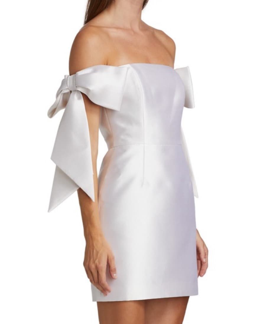 Alexia Maria Bow Mini Dress - Image 2