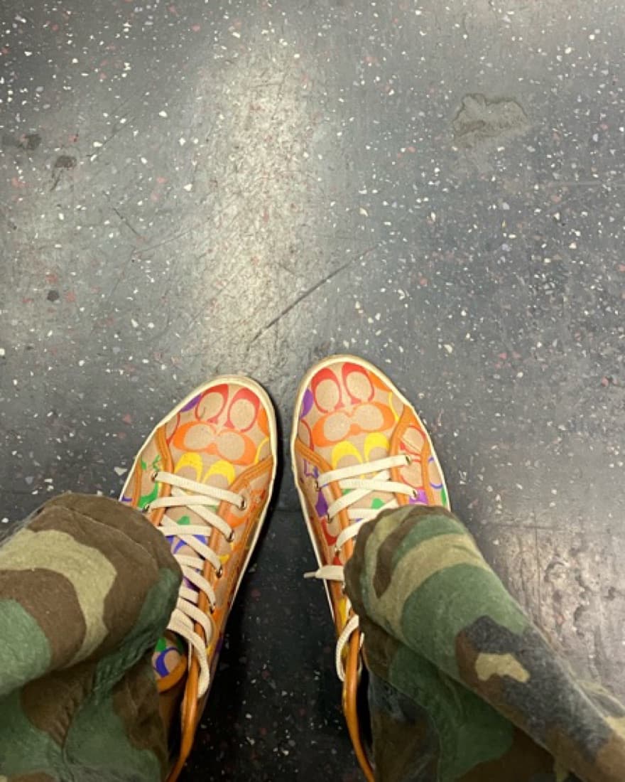 coach rainbow sneakers  - Image 2