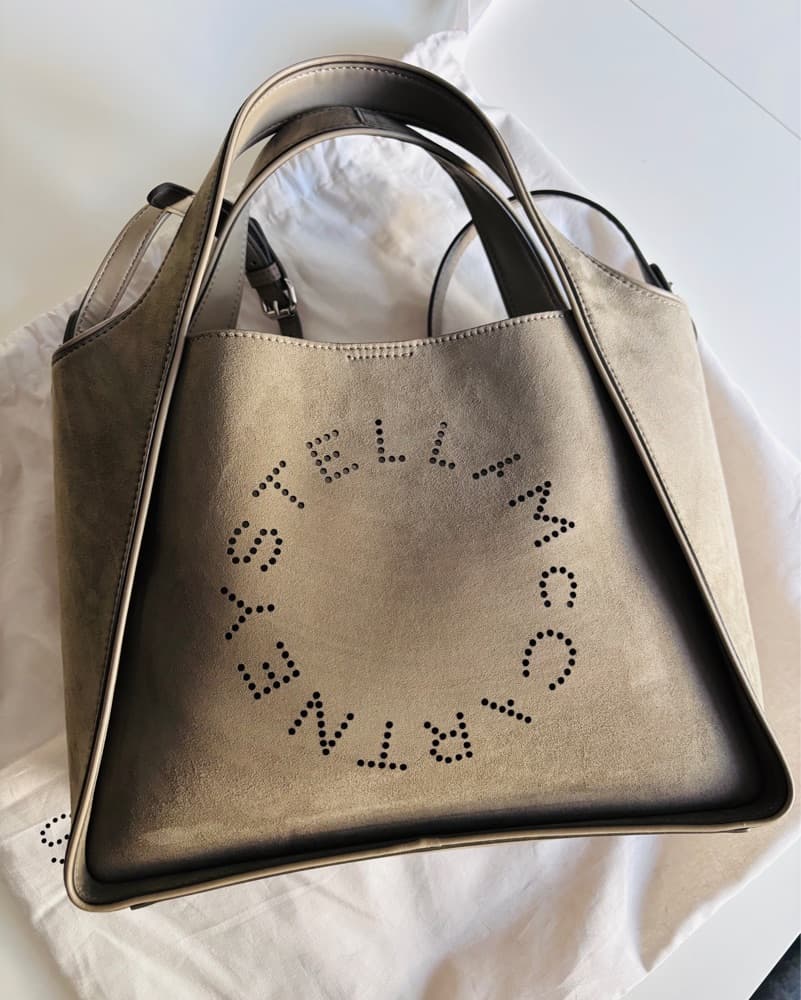 Stylish Stella McCartney Faux Suede Tote Bag - Image 1