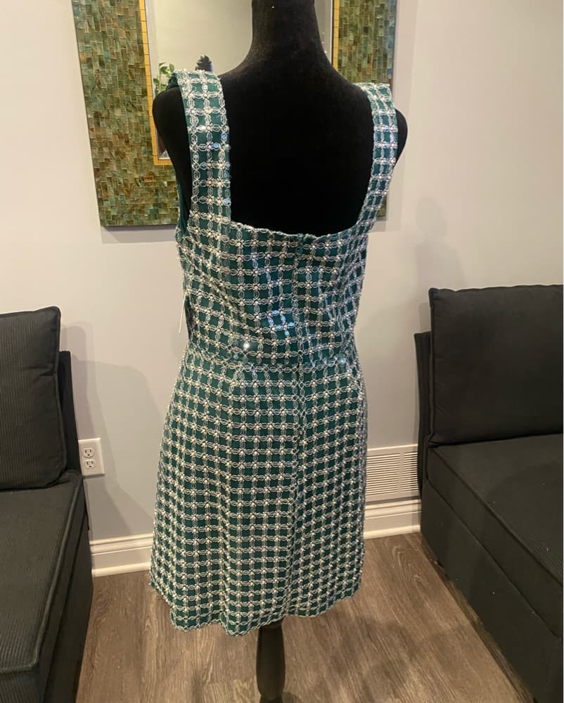 Chic Geometric Patterned Dress - Image 3