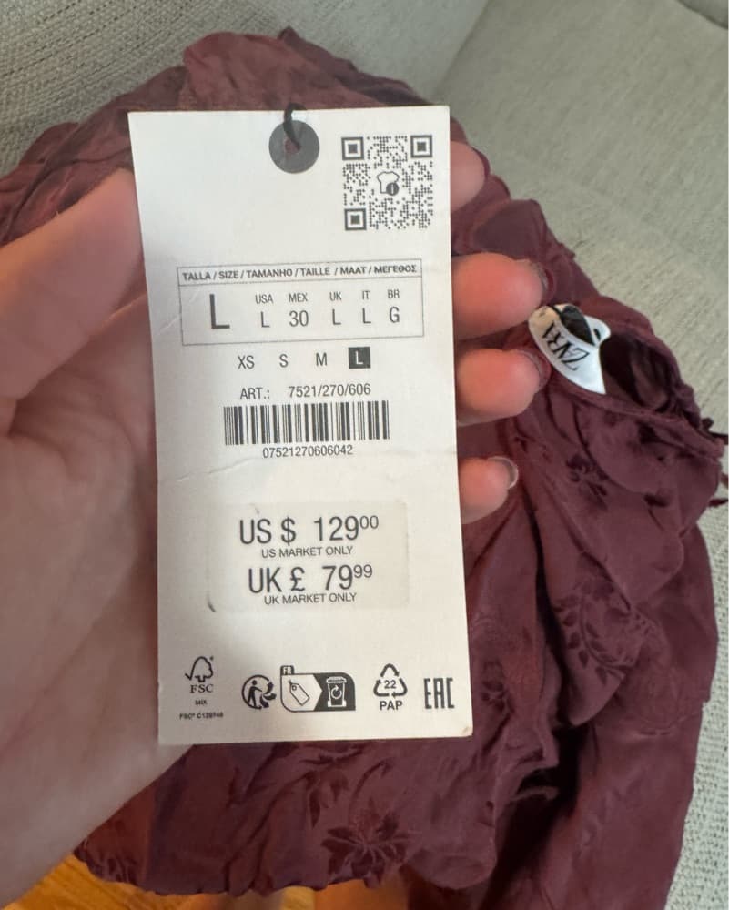 Elegant Burgundy Maxi Dress - Never Worn - Image 3