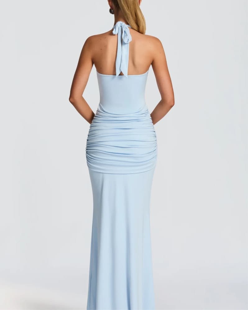 BabyBoo baby Blue Veneda maxi Dress - Image 3