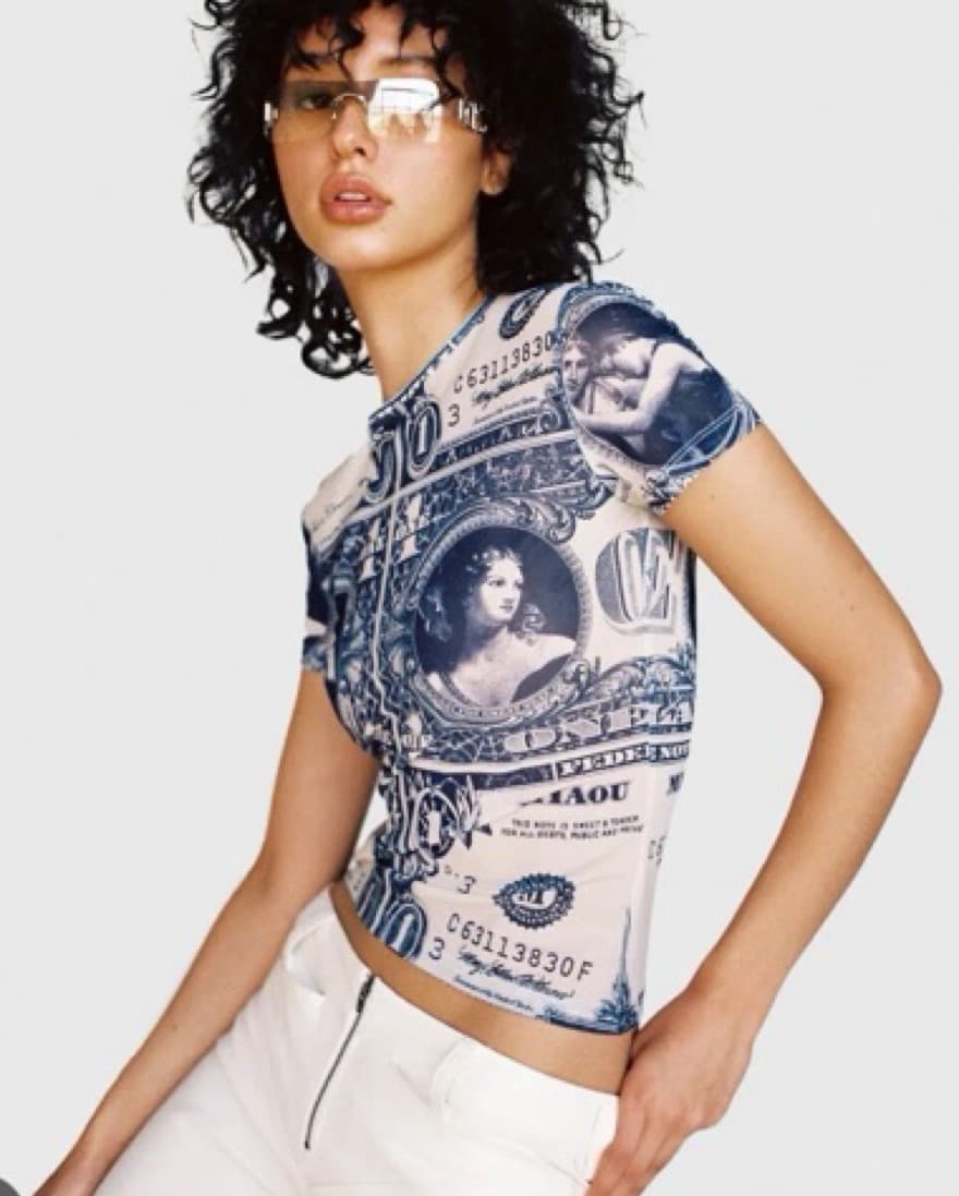 Miaou Mini Money Tee - Image 1