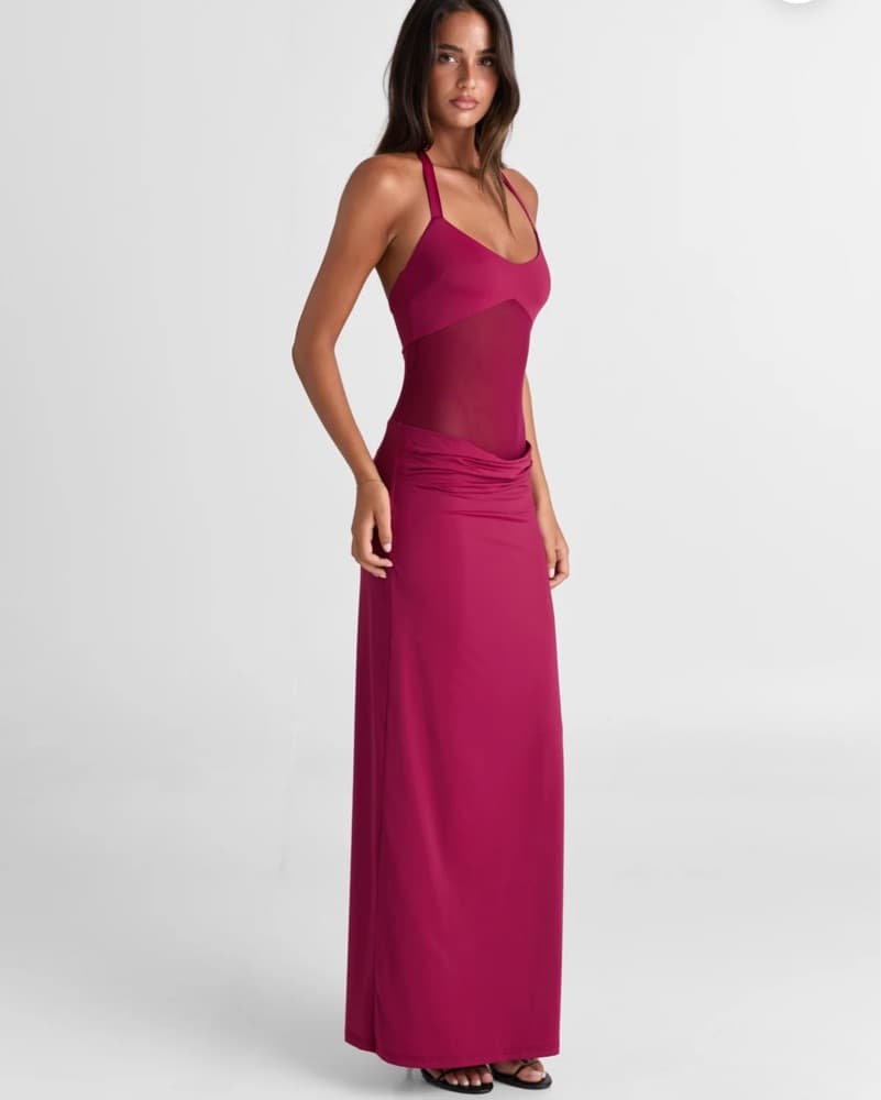 Sariya Maxi Dress Ruby -Sasha therese XS - Image 3