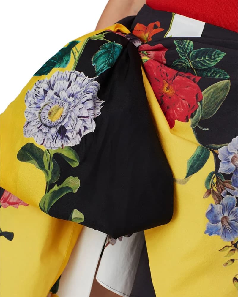 Oscar De La Renta Floral Skort - Image 3